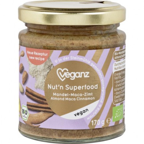 veganz Bio Nut'n Superfood Mandel-Maca-Zimt 170 г