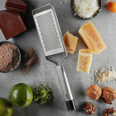 GEFU GEFU Feinreibe mini PRIMELINE schwarz/ silber Мелкая терка GEFU mini PRIMELINE
