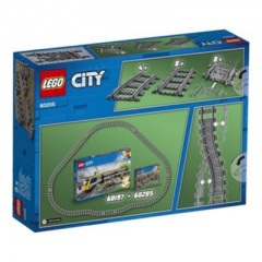 LEGO City 2er Set: 60205 Schienen + 60238 Weichen Городской комплект из 2 шт.: 60205 рельсов + 60238 переключателей