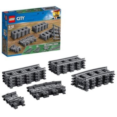 LEGO City 2er Set: 60205 Schienen + 60238 Weichen Городской комплект из 2 шт.: 60205 рельсов + 60238 переключателей