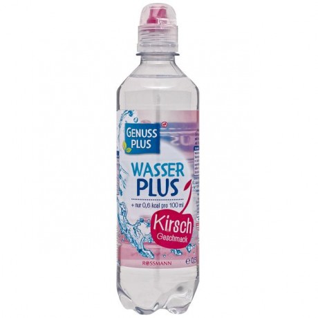 GENUSS PLUS Wasser Plus Kirsch-Geschmack 500 г