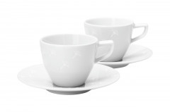 JOOP! JOOP! Espressotasse 2er-Set DINING GLAMOUR Weiss ЙУУП! Набор чашек для эспрессо, 2 шт. DINING GLAMOUR