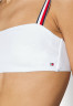 Tommy Hilfiger BANDEAU Bikini top white БАНДО лиф бикини белый