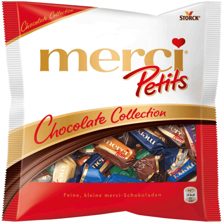 merci Petits Chocolate Collection Шоколадное ассорти 125г