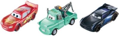 Mattel Disney Cars Farbwechsel Fahrzeuge 3er-Pack Lightning McQueen Disney Cars Транспортные средства, меняющие цвет, 3 упаковки Lightning McQueen