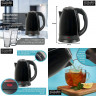 KESSMANN LENTZ KESSMANN LENTZ Wasserkocher Edelstahl 1,8 L mit Abschaltautomatik elektrischer Kettle 2 Teeglaser, 1.8 l, 1800,00 W, Wasseraufbereiter Schnelles aufheizen Wasser heizen kochen Aufwarmen  Чайник KESSMANN LENTZ нержавеющая сталь 1,8 л с автом