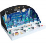 Lindt HELLO 2026 Adventskalender, Lindt Объёмный шоколадный адвент-календарь 2026 HELLO Зимний город, 48см x 37см, 243 г