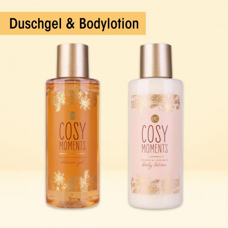 Accentra Shower Set Women's Gift Set Cosy Moments in Beautiful Jute Gift Box Подарочный набор для душа для женщин Cosy Moments в красивой подарочной коробке