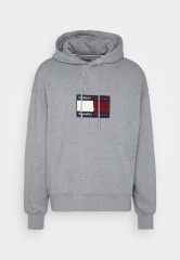 Tommy Hilfiger TOMMY HILFIGER X SHAWN MENDES GOOD LUCK HOODIE EXCLUSIVE UNISEX Hoodie medium grey heather TOMMY HILFIGER X SHAWN MENDES GOOD LUCK HOODIE EXCLUSIVE UNISEX Худи средний серый вереск