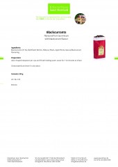 Krauterhaus Sanct Bernhardt Fruit Tea Blackcurrants, 250 г