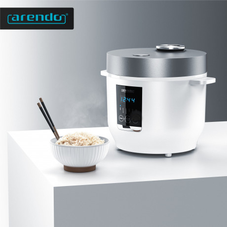 Arendo Arendo Reiskocher, 350 W, Digitaler Dampfgarer, Kochprogramme, Timer, Warmhaltefunktion, Display Рисоварка Arendo, 350 Вт, цифровая пароварка, программы приготовления, таймер, функция поддержания тепла, дисплей