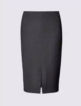 Marks & Spencer Юбка-карандаш с вырезом спереди, 1 шт.