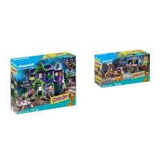 PLAYMOBIL 2er Set: 70361 SCOOBY-DOO! Abenteuer im Geisterhaus + 70363 SCOOBY-DOO! Abendessen mit Shaggy Набор из 2 предметов: 70361 СКУБИ-ДУ! Приключения в доме с привидениями + 70363 СКУБИ-ДУ! Ужин с Шэгги