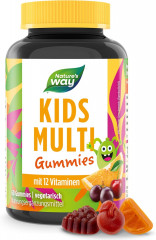 Nature's Way Kids Multi Gummies Детские мультивитамины, витамины A-Z, витамин C, D3, B12 и цинк, для иммунитета и энергии, вкус фруктов, с 4 лет, 60 шт