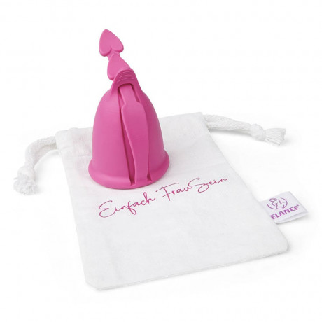 ELANEE Menstruationstasse Grosse 2 pink Менструальная чаша размер 2 розовая