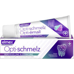 elmex Zahnpasta Opti-schmelz Professional Versiegelung & Starkung 75ml x 3st, Зубная паста для укрепления эмали для взрослых, защита от кариеса и восстановление эмали, с фтором 1450 ppm, мятный вкус, 75 мл x 3 шт