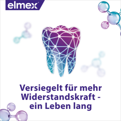 elmex Zahnpasta Opti-schmelz Professional Versiegelung & Starkung 75ml x 3st, Зубная паста для укрепления эмали для взрослых, защита от кариеса и восстановление эмали, с фтором 1450 ppm, мятный вкус, 75 мл x 3 шт