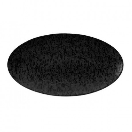 Seltmann Weiden Seltmann Weiden Life Fashion - Glamorous Black Servierplatte oval 33x18 cm Seltmann Weiden Life Fashion - Овальная сервировочная тарелка Glamorous черного цвета, 33x18 см