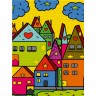 CALVENDO Puzzle CALVENDO Puzzle Dorf Popart Пазл CALVENDO пазл деревня поп-арт