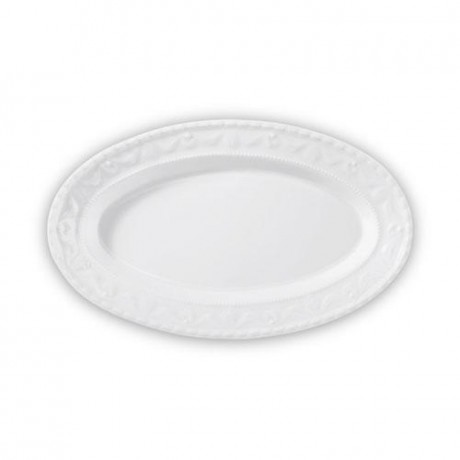 KPM Berlin KPM Kurland Weiss Sauciere Unterteil / Gurkenschale 24 x 15 cm KPM Kurland Weiss основание для соусника / чаша для огурца 24 x 15 см