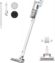 Eureka! Eureka! Akku-Hand-und Stielstaubsauger Ideal fur Hartboden, Teppiche, Tierhaare, 250,00 W, beutellos, 2-in-1 Stabstaubsauger mit Burstenloser Motor Starke Saugkraft  Эврика! Беспроводной ручной и стержневой пылесос, идеально подходящий для твердых