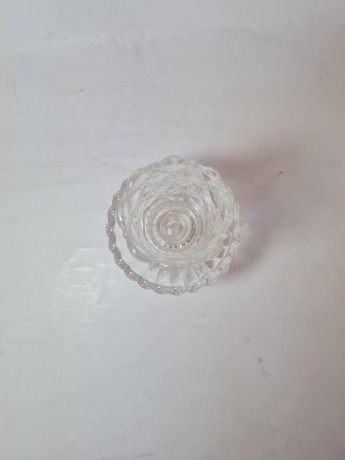 Partylite Taiwan Хрустальный подсвечник, 9см x 11см, Тайвань, 1970-80гг.