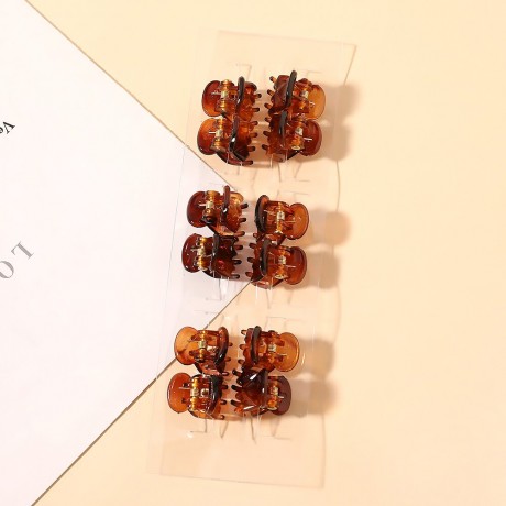 SOHO Lucca Mini Haarklammer Braun мини-заколка для волос Lucca