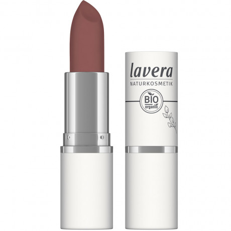 LAVERA Velvet Matt Lipstick Auburn Brown 02, 4,5 g, Лавера Помада с комфортным бархатисто-матовым финишем, оттенок Auburn Brown 02, био-комплекс цветочных масел и био-мальва, 4,5 г