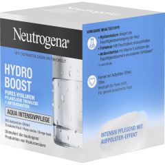 Neutrogena Hydro Boost Aqua Intensivpflege, 50 ml, Neutrogena Hydro Boost Aqua Интенсивный увлажняющий крем с гиалуроновой кислотой и трегалозой для сухой кожи, 50 мл