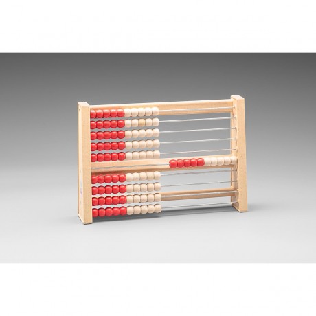 Wissner aktiv lernen Rechenrahmen 100er Zahlenraum rot\/weiss Рамка калькулятора на 100 цифр