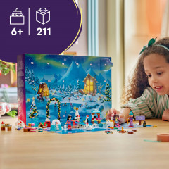 LEGO Friends Adventskalender 2026 42698, LEGO Friends адвент-календарь 2026 с Новой, Лианн, Алией и зимними животными, 211 деталей, от 6 лет