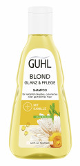 Guhl Blond Glanz &amp; Pflege Shampoo, 250 ml, Guhl шампунь для светлых и мелированных волос с экстрактом ромашки и рисовым протеином, 250 мл