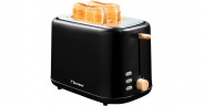 Bestron Bestron Toaster ATO850BW schwarz/holz, 800 Watt, fur 2 Scheiben Toast schwarz/holz Тостер Bestron ATO850BW черный/дерево, 800 Вт, на 2 ломтика тостов