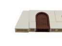 LEGO LEGO MOC Mittelalter Fenster Mauer Ritter Burg - weiss braun - 19 Teile - neu Рыцарский замок средневековой оконной стены LEGO MOC - бело-коричневый - 19 частей - новый