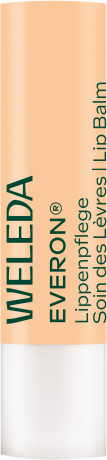 WELEDA Everon Lippenpflege, 4.8 g, Питательный бальзам для губ Everon с пчелиным воском, маслом ши и экстрактом розы, 4.8 г