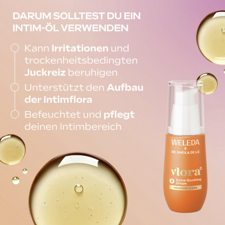 WELEDA Extra-Soothing Drops, 30 ml, Успокаивающие капли Extra-Soothing для наружной интимной области при сухости и после бритья, 30 мл