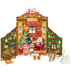 kinder Nordpol Haus Adventskalender 2026, Адвент-календарь 2026 kinder Nordpol Haus, домик с 24 шоколадными сладостями, 213 г