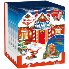 kinder Nordpol Haus Adventskalender 2026, Адвент-календарь 2026 kinder Nordpol Haus, домик с 24 шоколадными сладостями, 213 г