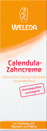 Зубная паста Weleda Calendula, натуральная с календулой, для профилактики кариеса, 75 мл