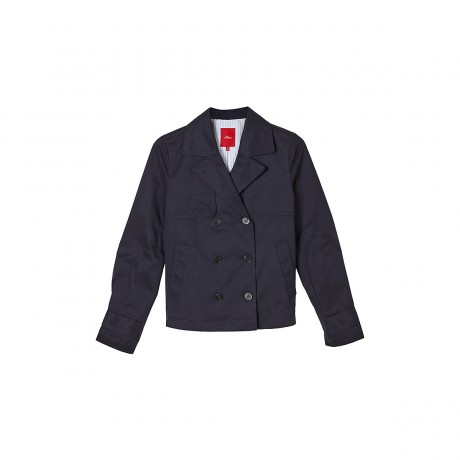 s.Oliver Leichte Cabanjacke aus Twill Outdoorjacken Легкая куртка-кабан из саржевого уличного жакета