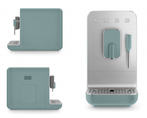 Smeg Smeg Kaffeevollautomat SMEG Kaffeevollautomat Kaffeemaschine Emerald Green BCC02EGMEU  Полностью автоматическая кофемашина Smeg Полностью автоматическая кофемашина SMEG кофемашина Emerald Green BCC02EGMEU