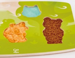 HAPE Puzzle Waldtiere zum Fuhlen Головоломки лесных животных