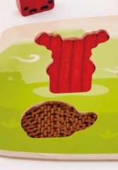 HAPE Puzzle Waldtiere zum Fuhlen Головоломки лесных животных