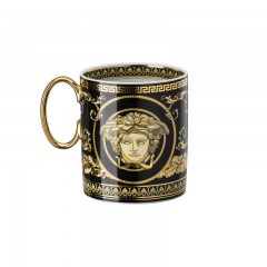 Rosenthal meets Versace Rosenthal Versace Virtus Gala Black Becher mit Henkel 0,30 L Rosenthal Versace Virtus Gala Кружка черная с ручкой 0,30 л