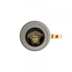 Rosenthal meets Versace Rosenthal Versace Virtus Gala Black Becher mit Henkel 0,30 L Rosenthal Versace Virtus Gala Кружка черная с ручкой 0,30 л