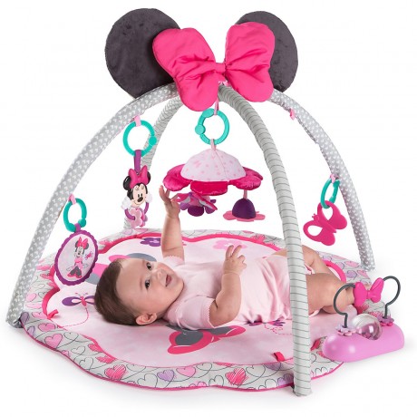 Bright Starts Disney Baby Minnie Maus Garden Fun Spieldecke mit Spielbogen Игровой коврик Disney Baby Minnie Mouse Garden Fun с игровой аркой