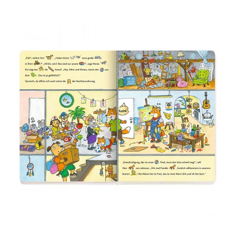 Coppenrath Verlag Mein erstes Wimmelbuch zum Mitlesen Моя первая книга по поиску предметов