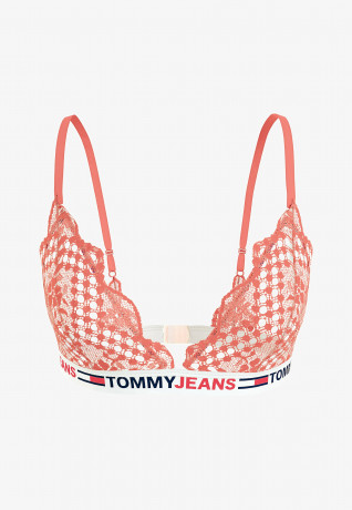 Tommy Hilfiger UNLINED Triangle bra bright vermillion UNLINED Бюстгальтер с треугольными чашечками ярко-красный