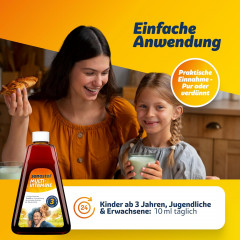 Sanostol Multi-Vitamine age 3+ ohne Zuckerzusatz 460ml , Саностол Мультиватаминный сироп с витаминами С и D, БЕЗ сахара, для детей с 3ех лет, 460 мл