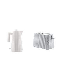 Alessi Alessi Wasserkocher Set Toaster + Wasserkocher Plisse Farbwahl Grun Alessi Kettle Set Тостер + Чайник Plisse — Цвет на выбор